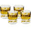 Ensemble de 4 pièces 12 oz. Ensemble de verres à whisky