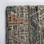 Eliel Geometric Hand Tufted Black/White/Orange Area Rug-1529488822