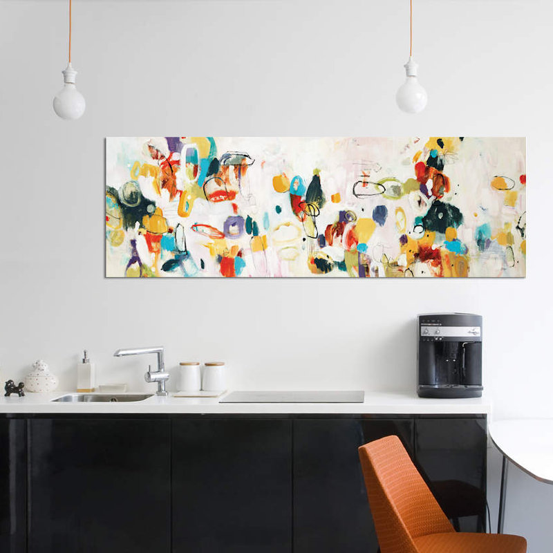 «Breakout» par Lisa Ridgers, reproduction d'art graphique sur toile, H 12 po x l 36 po x P 1,5 po, Toile tendue