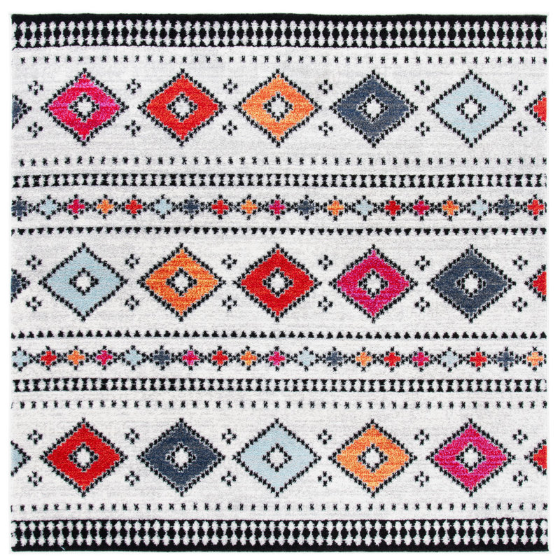 Dayana Performance Southwestern Rug, Square 6'