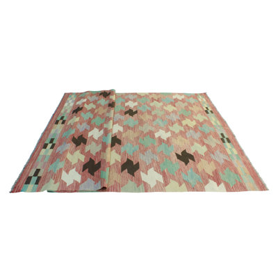 Sun Faded Flatweave Uchechi Red Rug
