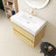 Louka 29.9'' Single Bathroom Vanity with Quartz Top-2120348486-2120348505