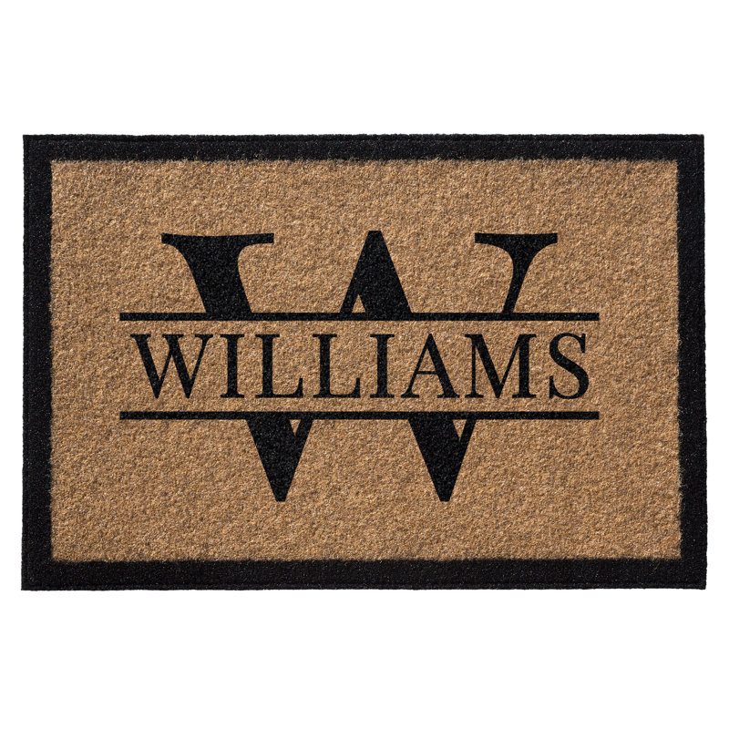 Tapis de porte extérieur antidérapant Boalt, Oui, Brun clair, H 36 po x l 72 po