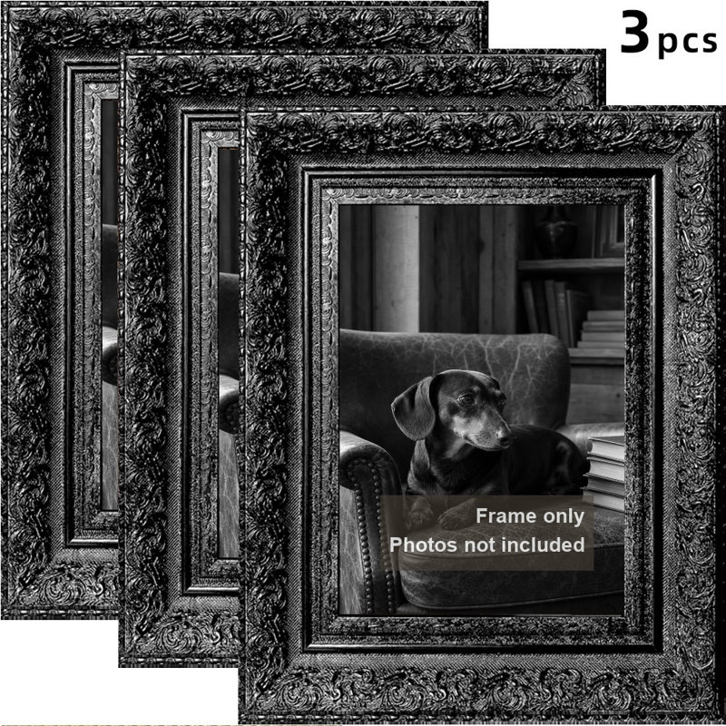 Cadre photo mural 11 PCS 11 "x 14" noir pour présentation de portrait, 11" W x 14" H, 3, Black