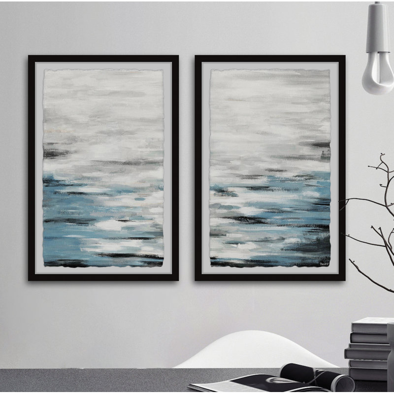 « reflective sea », taj, parvez-cadre à plusieurs images sur papier, H 24 po x l 16 po x P 1,5 po