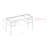 Wingfield 56" 2-Drawer Glass-Top Writing Desk-461367046