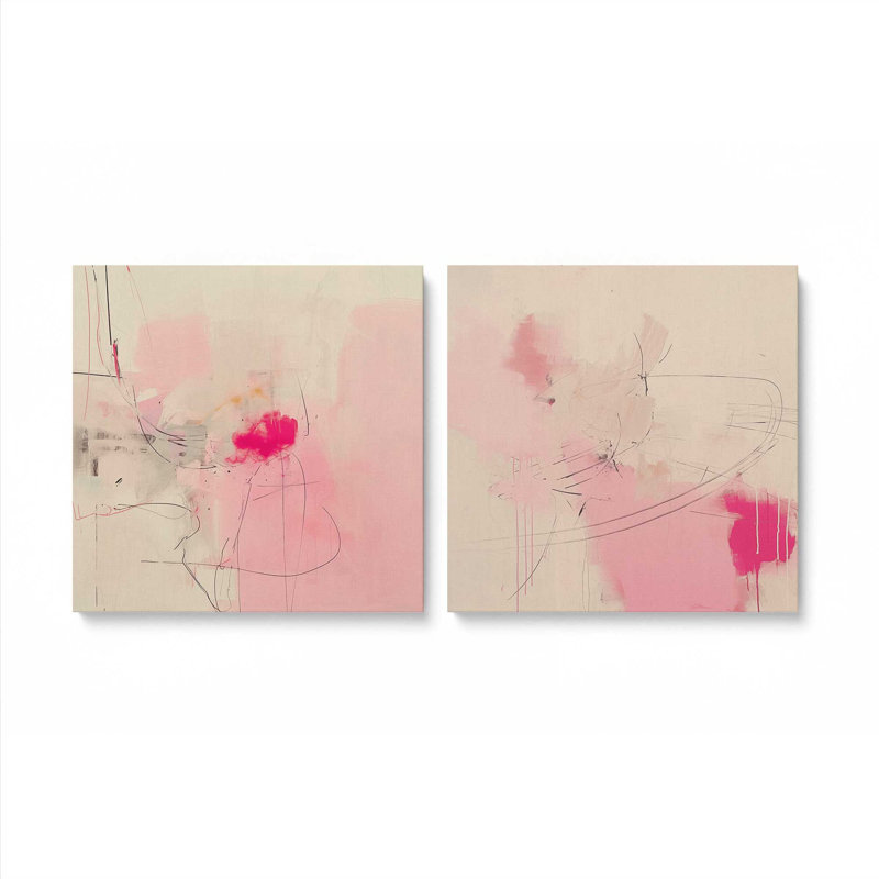 "Whispers Of Pink Sands" par Golden Glow Interiors 2 - Pièces sur toile, Toile tendue, H 12 po x l 12 po