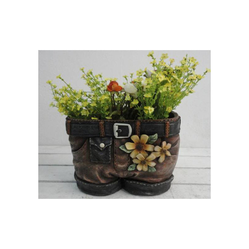Pot à fleurs en résine Bersani
