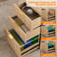 Bureau de direction en L 68,9 pouces avec station de charge, bureau d'angle cannelé moderne avec tiroir classeur et armoire de rangement, bureau personnel en bois, bureau d'ordinateur, bureau en chêne naturel