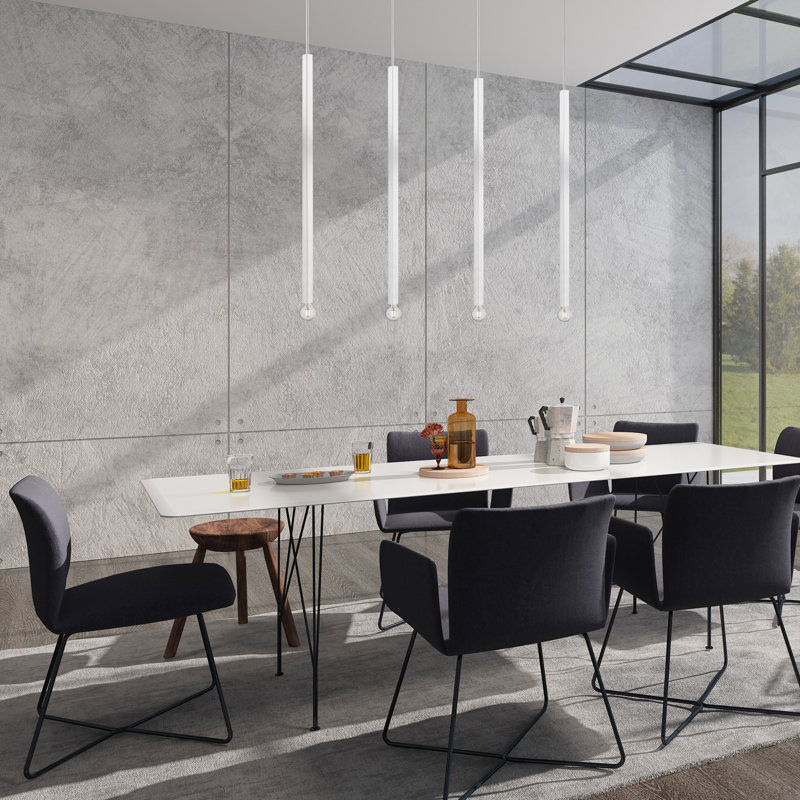 Luminaire suspendu à 1 lumière Zacari, Chrome poli