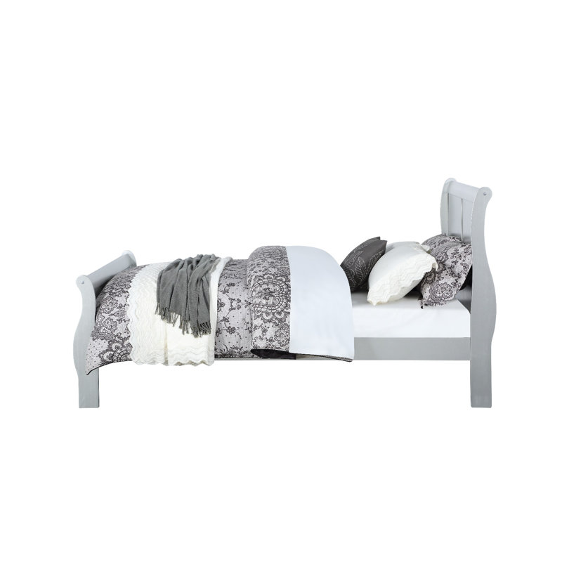 Christenia Platform Bed, White, King