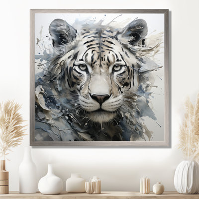 " Gray And Beige Eye Of Tiger "