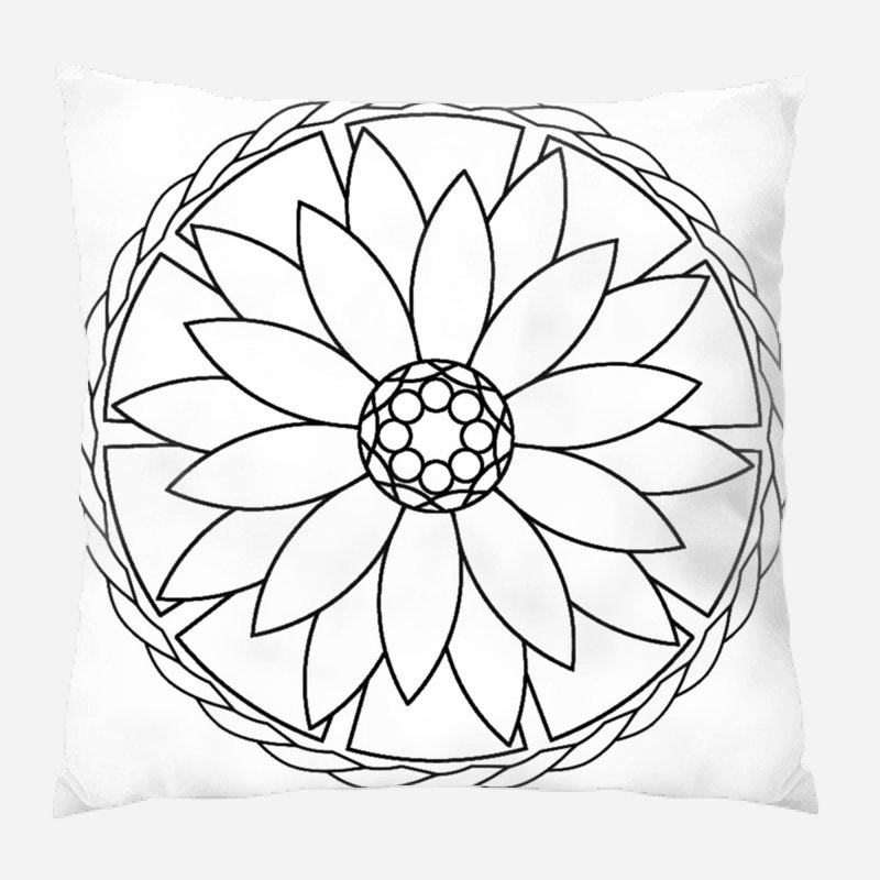 Coussin mandala