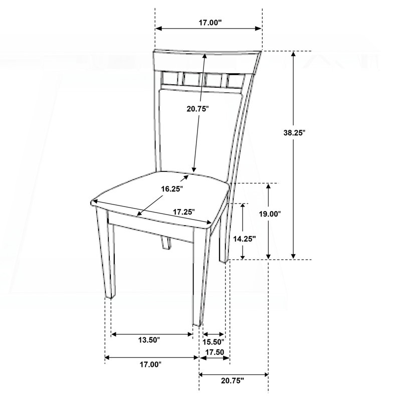Ensemble de charmantes chaises de salle à manger transitionnelles pour une expérience culinaire élégante