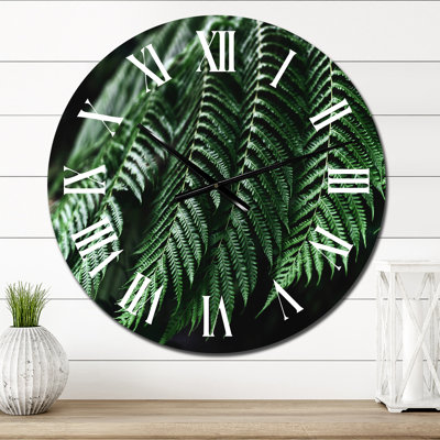 Horloge murale tropicale