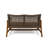 Handwoven And With Stable Metal Seat Classic Seating Iron Wood-1137016486