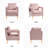 Clayne Velvet Armchair-1288017387