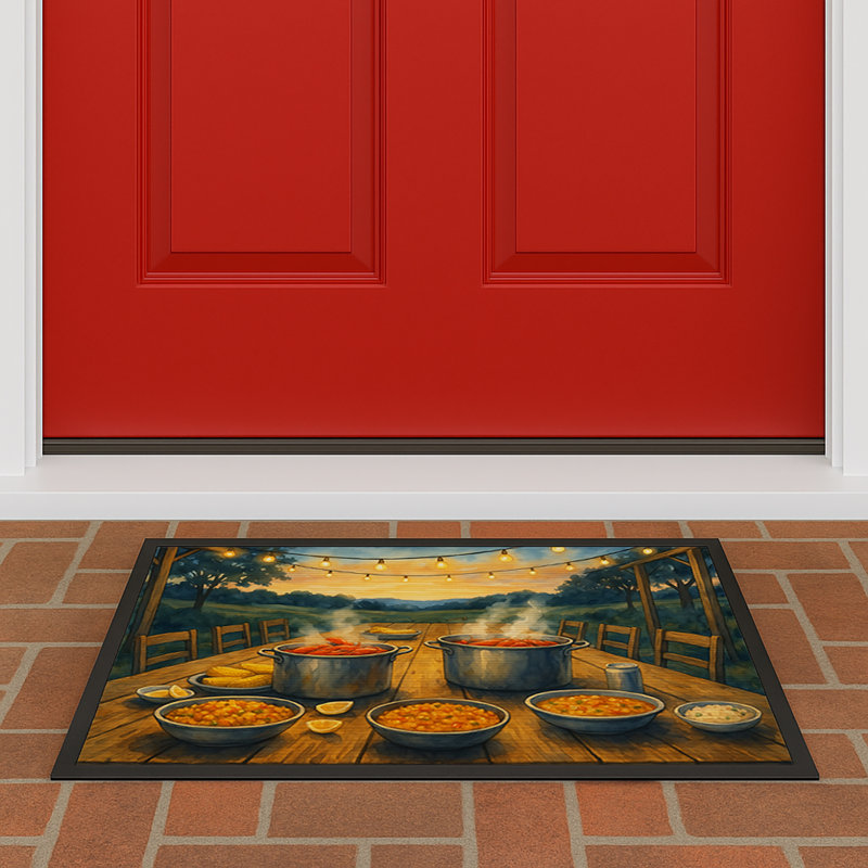 Crawfish at the Camp Doormat, 18" W x 27" L