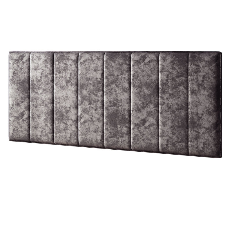 Hedley Upholstered Headboard, Double (4'6), Amethyst