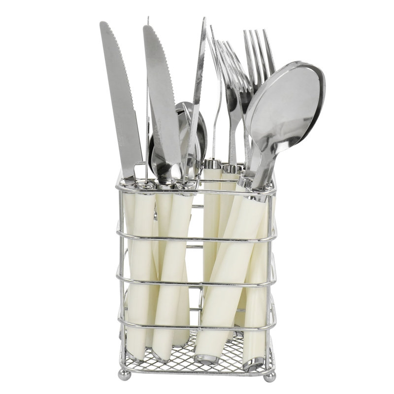 Latitude Run® Stainless Steel Flatware Set - Service for 4