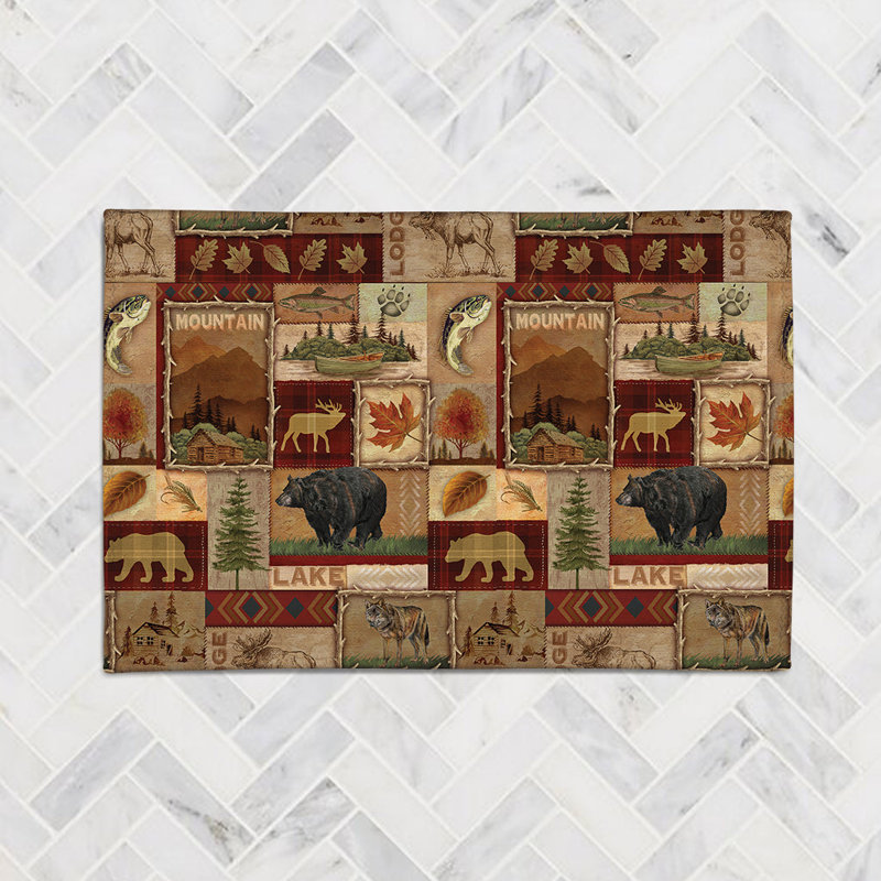 Tapis en chenille Lodge, Rectangle 3 pi x 5 pi