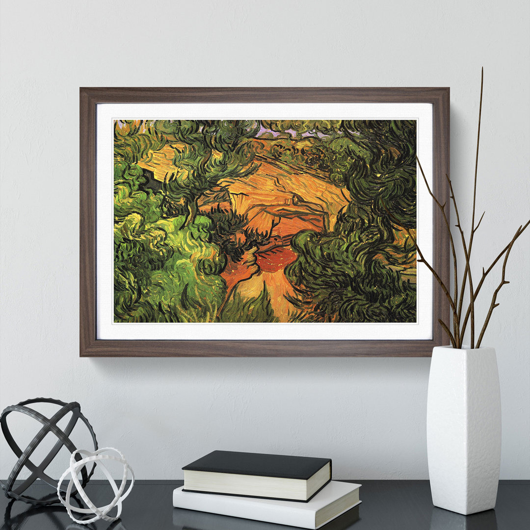 Entrance to a Quarry by Vincent Van Gogh - Picture Frame Painting
