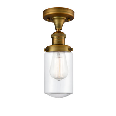 Saroyan Glass Semi Flush Mount