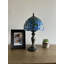 Mini lampe de table Giffond Tiffany en verre coloré feuilles vertes l 8 po x P 8 po x H 15 po-461006457