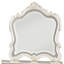 Miroir blanc perle