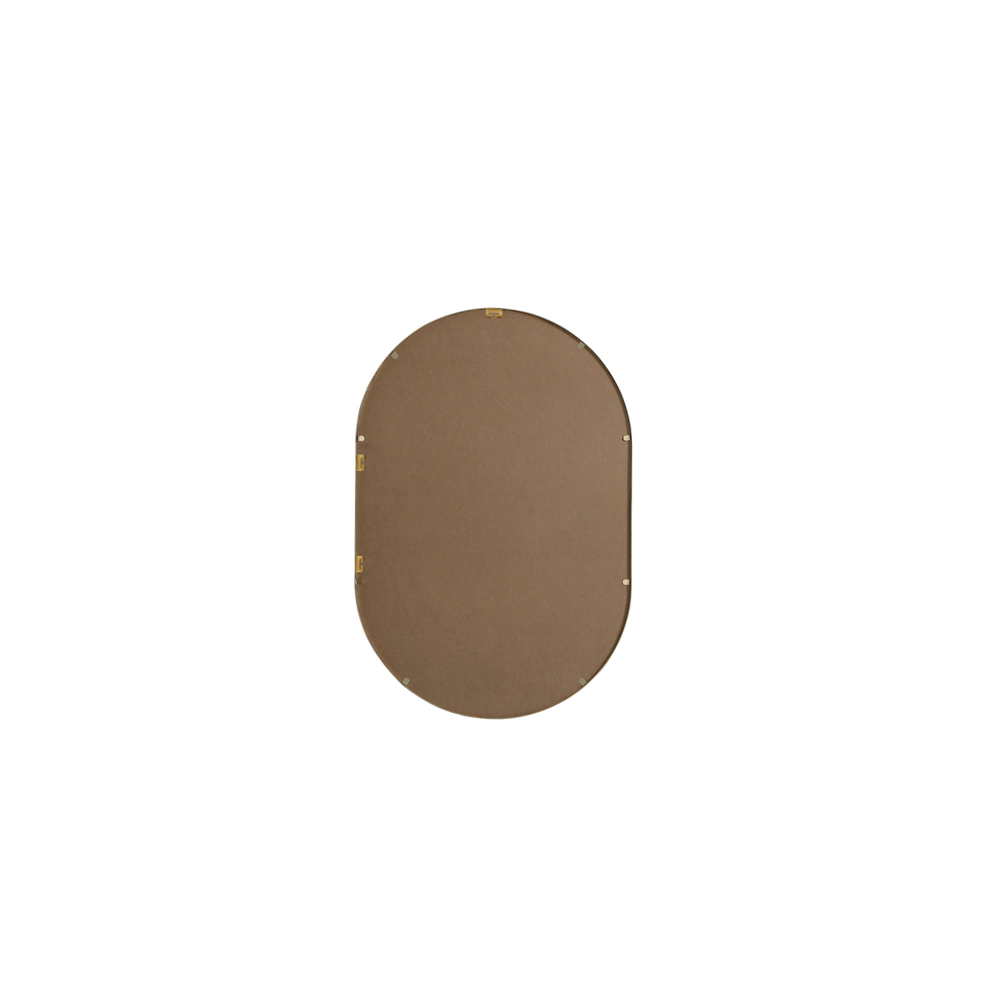 Sabine Metal Pill Wall Mirror, Brass, 36" x 24"