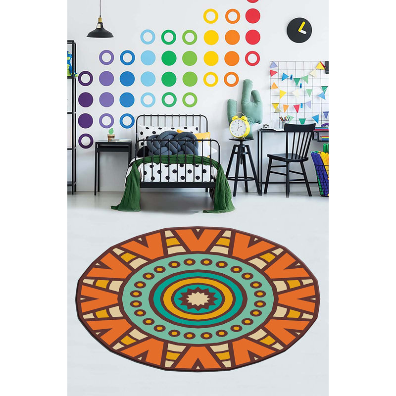 Premium Woven Carpet Area Rug, 5.9 x 9.2 ft, 100% Polyester, 650 g/m² | Antibacterial, Non-Slip Underside, 3D Digital Printing | Machine Washable, Soft Pile Height: 0.3 in | Perfect for Living Room & Bedroom Decor