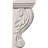 Endurathane Forest Leaf Corbel, 7 1/8"W x 4 1/8"D x 8 1/4"H, Factory Primed