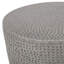 Table d'appoint en béton, légère et cylindrique