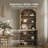 Glass 72" Tall Modern 6-Tier Shelf Storage,-120112866
