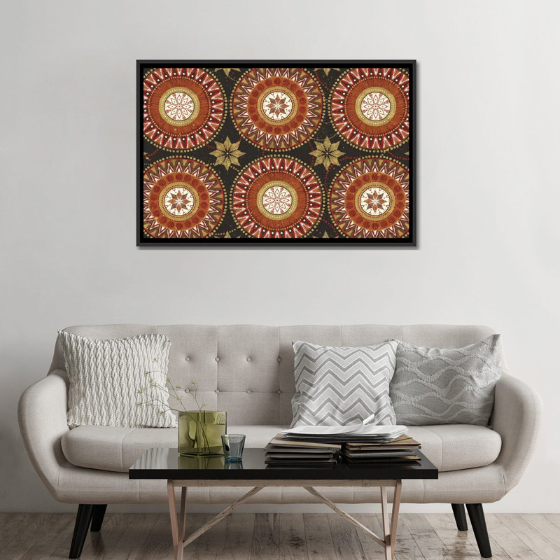 «Fresh Coffee IV», impression sur toile, H 18 po x l 26 po x P 1,5 po, Toile avec cadre noir, Pas de tapis