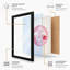 Cheerful Smile Minimalist - Framed Print-1580059537-1580059536