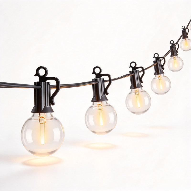 Indoor / Outdoor 25 - Bulb 360 in. Plug-in LED String Light