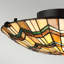 Rio Glass Semi Flush Mount