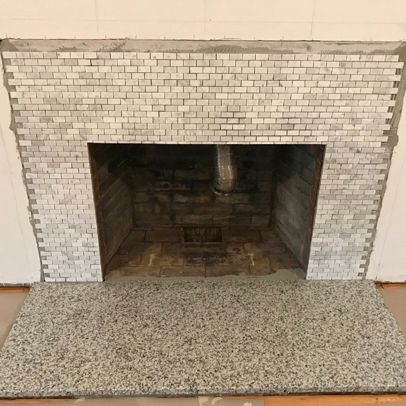 12" x 12" Marble Brick Joint Mosaic Wall & Floor Tile