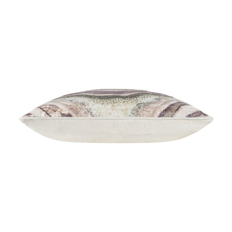 Oreiller carré Sanya Blush, Square 22"H x 22"W, Pink Marble