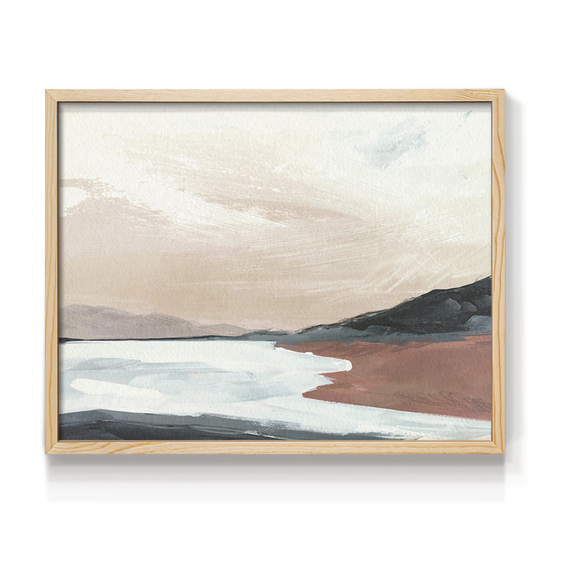 Paynes Coast II - Reproduction encadrée - Restickable, H 8 po x l 10 po, Naturel