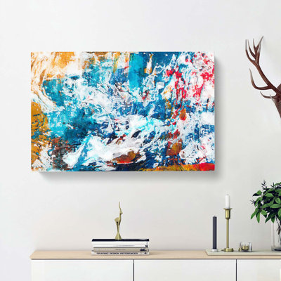 Abstract Art Painting Vol.384 - Wrapped Canvas Painting Print