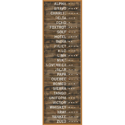 Morse Code Print