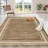 Scalloped Washable Rug Area Rugs for Living Room Modern Rugs Abstract Non-Slip Accent Carpet for Dining Room Home Office Bedroom-523035151-523035162