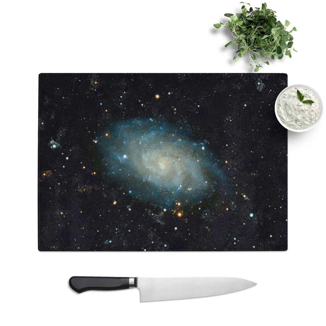 Tempered Glass Universe in Abstract Vol.57 in Abstract Chopping Board