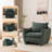 Modern Textured Plush-Upholstered Accent Single Sofa-74913804