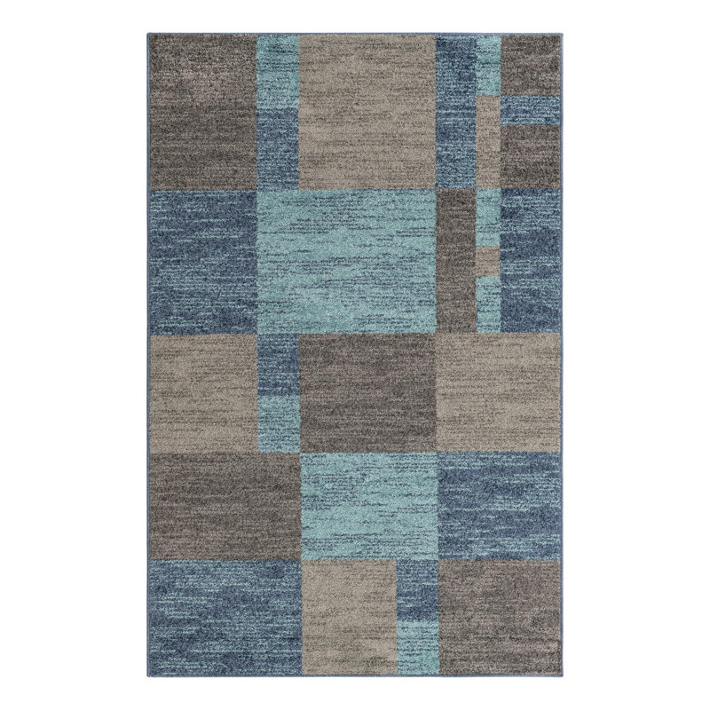 Hareld Geometric Indoor Rug, Rectangle 5'3" x 8'