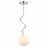 S-Curve Globe Pendant with White Jade Glass-1430504426