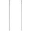 Vidaxl Fence Posts 2 Pcs Powder-Coated Steel-116846626-116846615