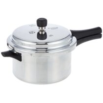 Pigeon Pressure Cooker-12 Quart Deluxe Aluminum Outer Lid Stovetop &  Induction, 12liters. Cook Delicious Food in Less Time and More 